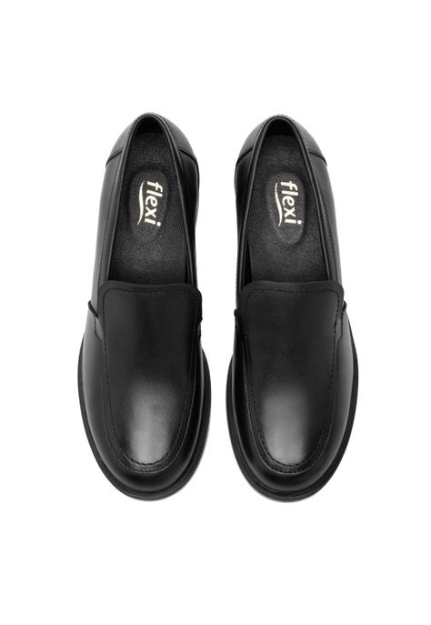 Mocasín Mujer Cuero Neisi 119509 Negro Flexi-5