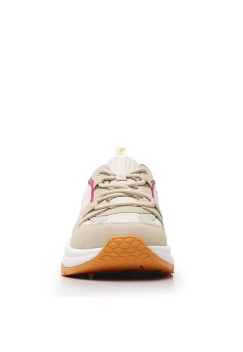Zapatilla Mujer Nami 124903 Beige Flexi-3