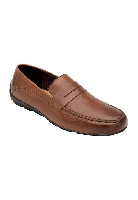 Mocasín Hombre Cuero Cos Cafe Flexi-0