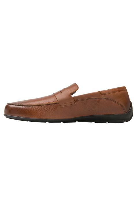 Mocasín Hombre Cuero Cos Cafe Flexi-2