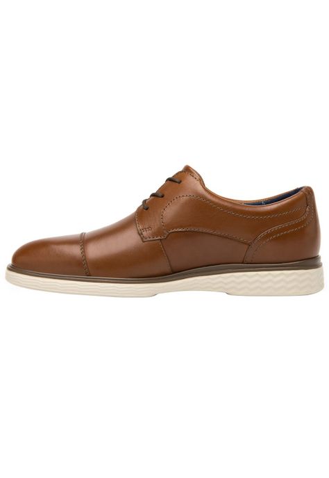 Zapato Hombre Cuero Titanium Café Flexi-2