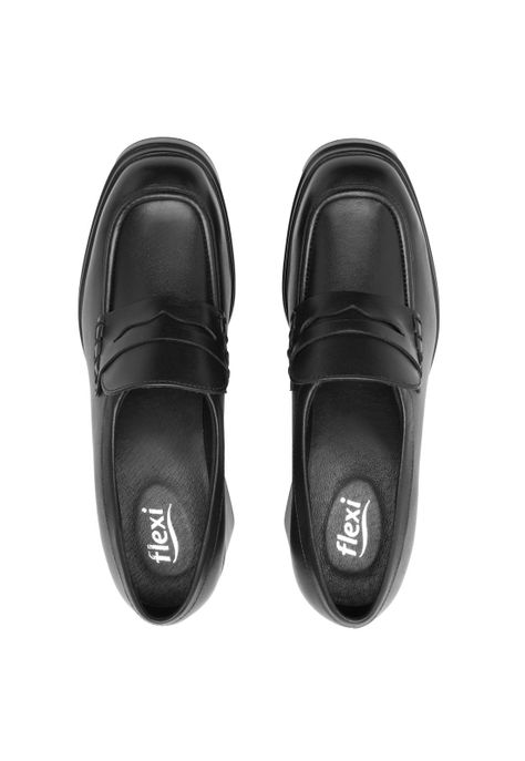 Mocasín Mujer Cuero Mandy 127401 Negro Flexi-5