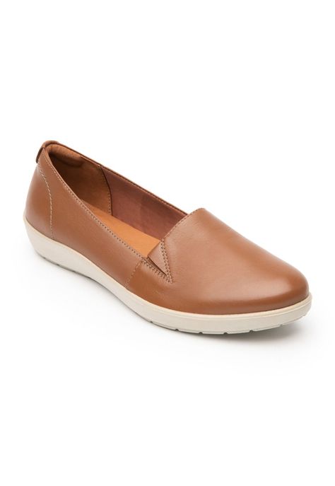 Zapato Mujer Cuero Amelie Café Flexi-1