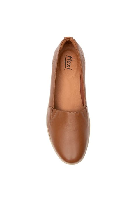Zapato Mujer Cuero Amelie Café Flexi-6
