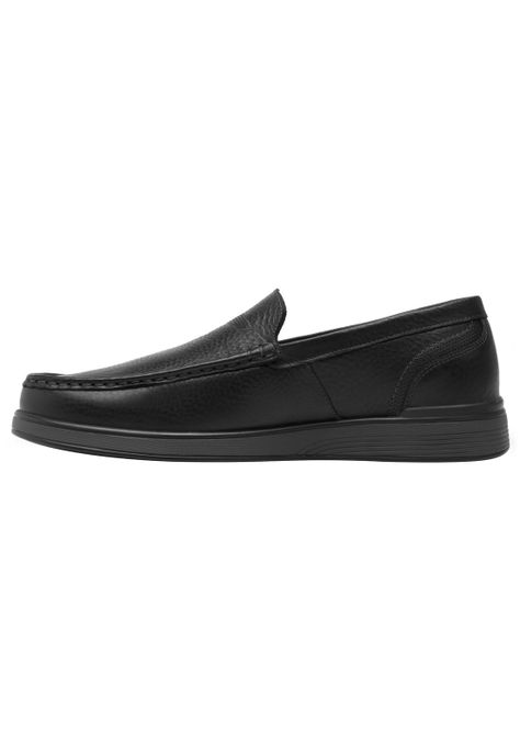 Mocasín Hombre Cuero Juko Negro Flexi-2