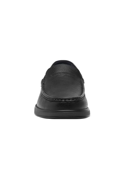 Mocasín Hombre Cuero Juko Negro Flexi-3