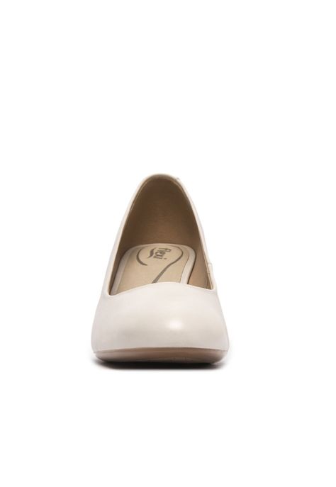 Zapato Mujer Pipa 124401 Blanco Algodón-3