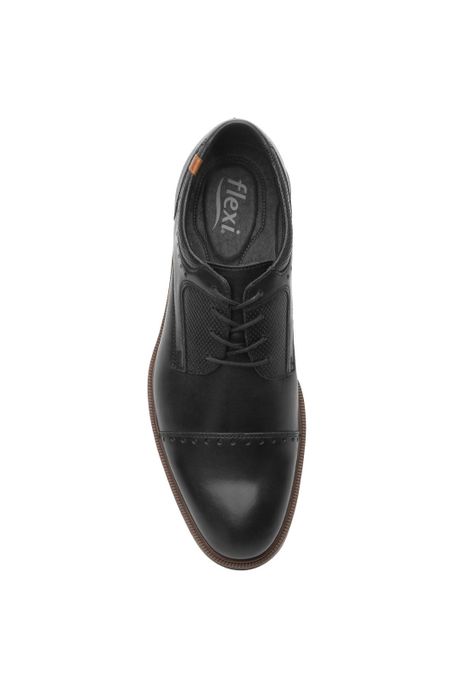 Zapato Hombre Parker Negro Flexi-5