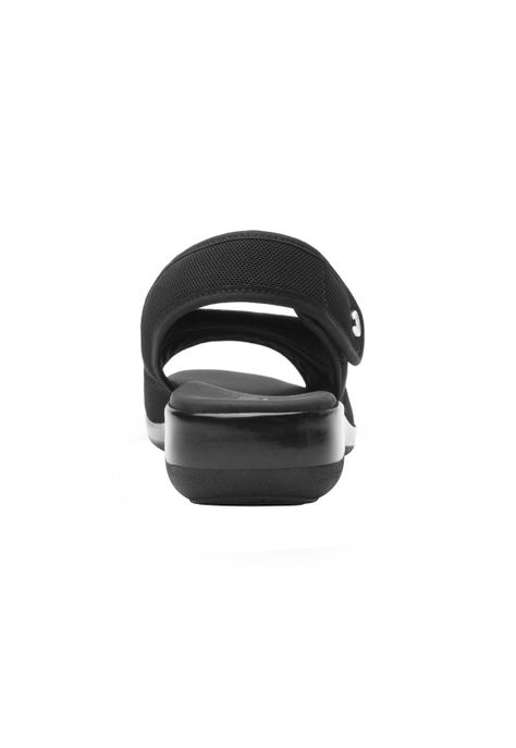 Sandalia Mujer Gaia Negro Flexi-5