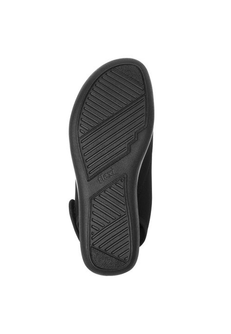 Sandalia Mujer Gaia Negro Flexi-6