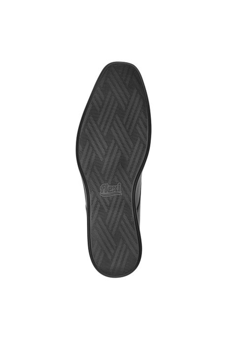Zapato Hombre Cuero Rider Negro Flexi-4