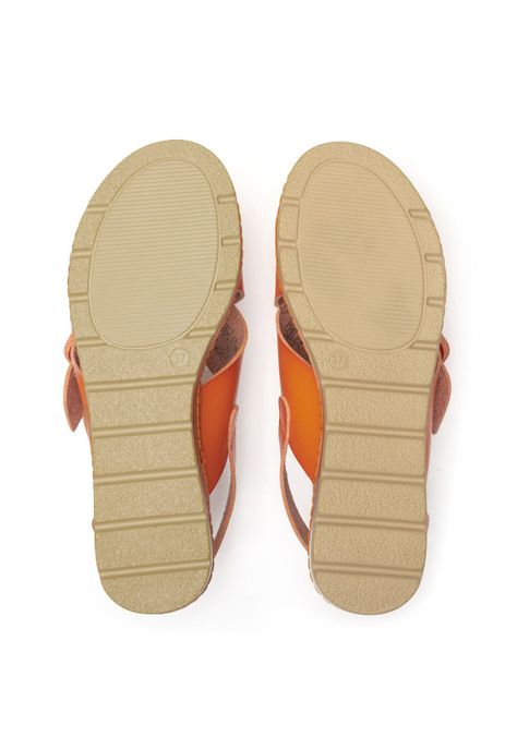 Sandalia Mujer Cassia 129501 Naranja Flexi-6