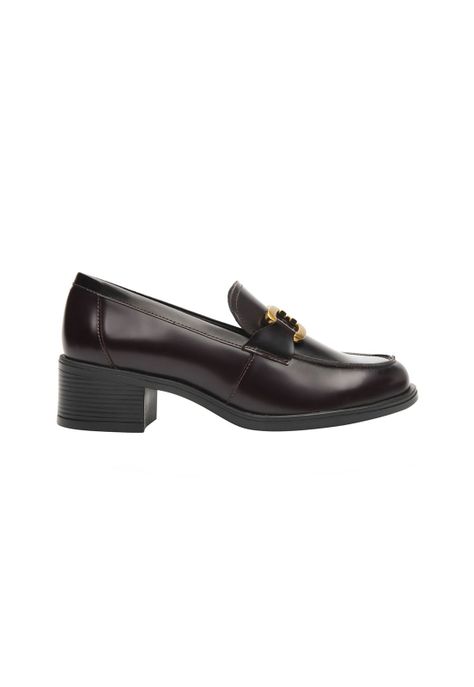 Zapato Mujer Cuero Neisi Rojo Osc. Flexi-0