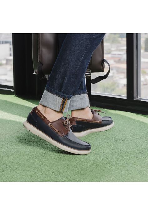 Mocasín Hombre Yaunde 403604 Azul Marino-1