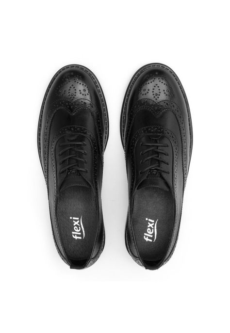Zapato Mujer Cuero Zenobia 126903 Negro Flexi-5
