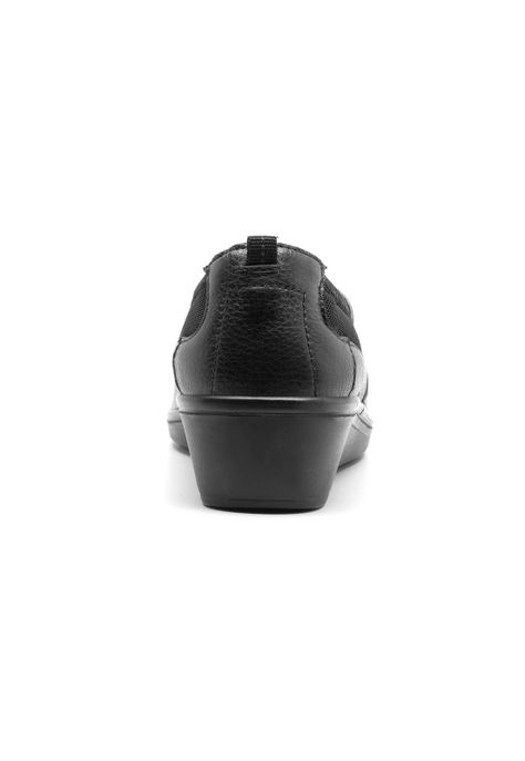 Zapato Mujer Cuero Castaña Negro Flexi-4