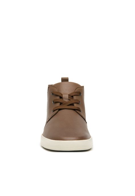 Zapatilla Hombre Creta 412405 Café Flexi-3
