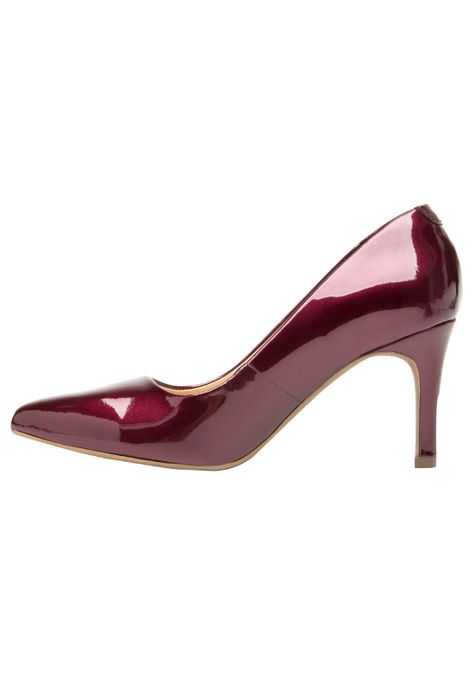 Zapato Mujer Cuero Idris Rojo Osc. Flexi-2