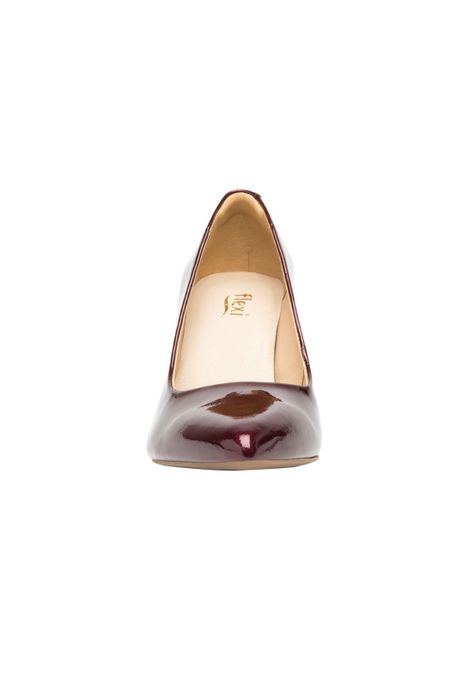 Zapato Mujer Cuero Idris Rojo Osc. Flexi-6