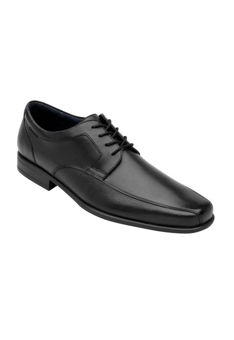 Zapato Hombre Cuero Salamanca Negro Flexi-0