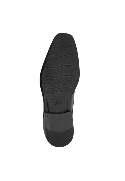 Zapato Hombre Cuero Salamanca Negro Flexi-6