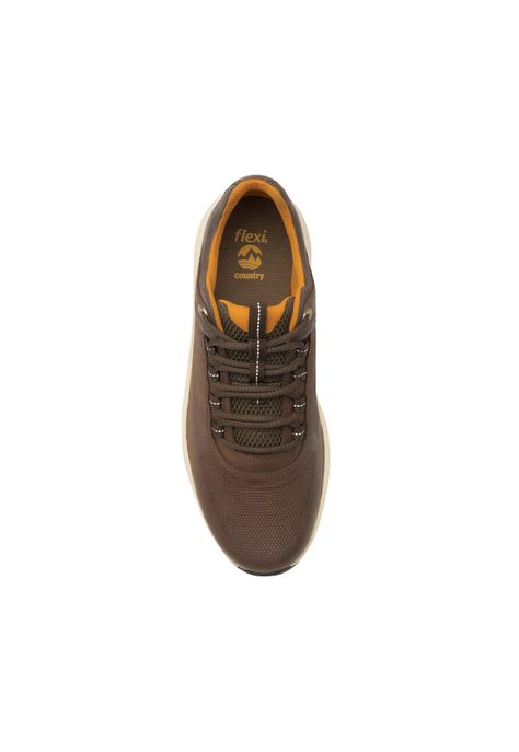 Zapato Flexi Hombre Klimber Chocolate-5