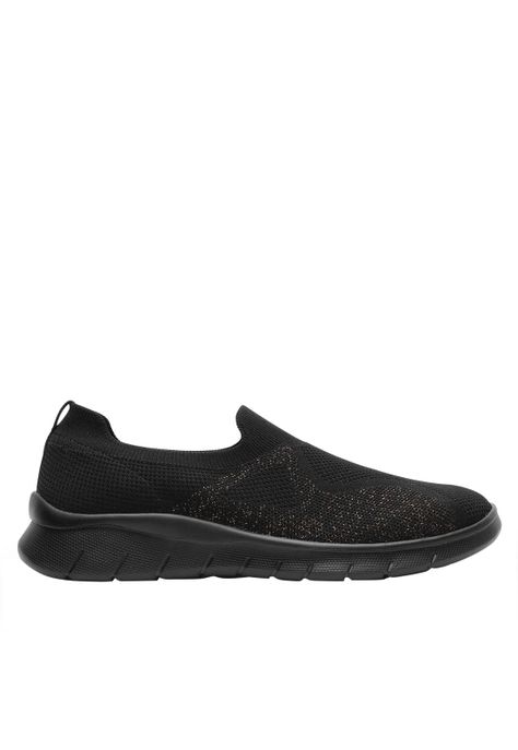 Zapatilla Mujer Ashley 125601 Negro Flexi-0