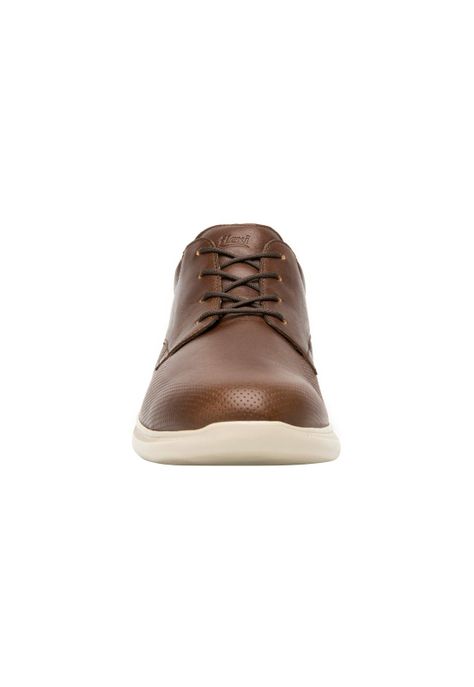 Zapatilla Hombre Cuero Hika Café Flexi-3