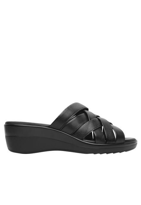 Sandalia Mujer Amapola 116014 Negro Flexi-0