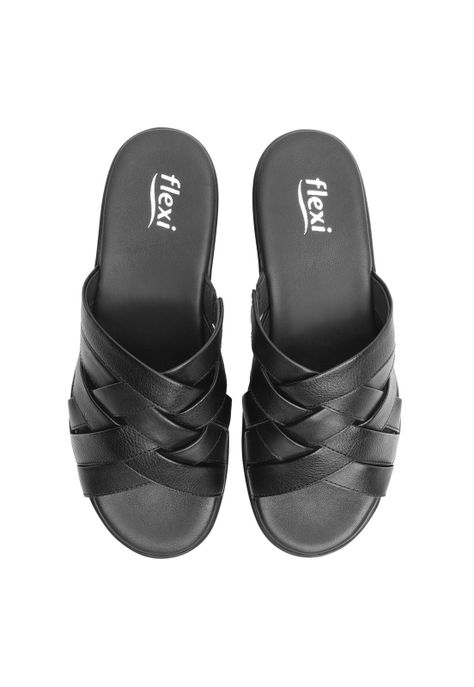 Sandalia Mujer Amapola 116014 Negro Flexi-5