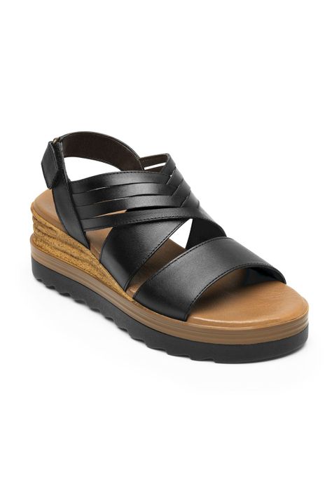 Sandalia Mujer Manaus 127702 Negro Flexi-1