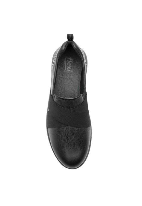 Zapato Mujer Cuero Alisha Negro Flexi-6