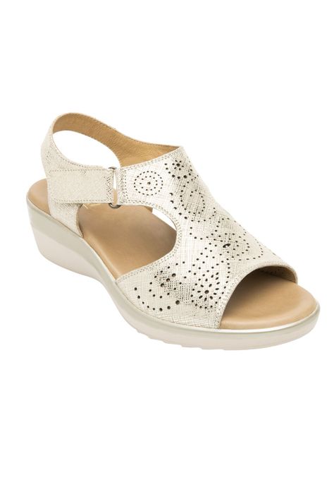 SANDALIA MUJER AMAPOLA 116013ORO-1