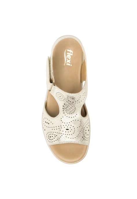 SANDALIA MUJER AMAPOLA 116013ORO-4