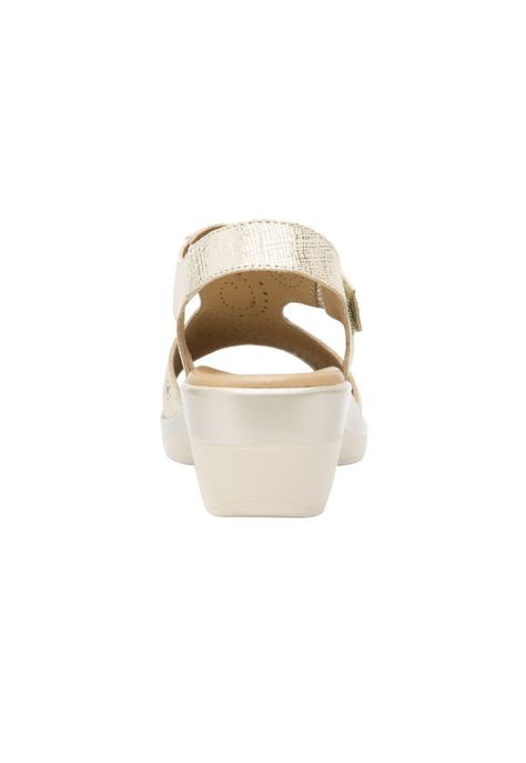 SANDALIA MUJER AMAPOLA 116013ORO-5