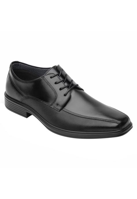 Zapato Hombre Cuero Bali Negro Flexi-1