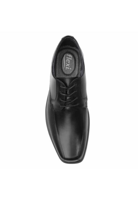 Zapato Hombre Cuero Bali Negro Flexi-4