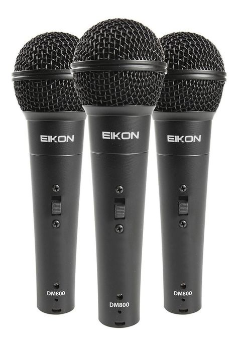 DM800KIT- KIT 3 MICROFONOS DINAMICOS C/SWITCH EIKON-0