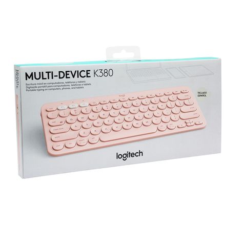 TECLADO INALAMBRICO K380 BLUETOOTH ROSADO 920-009594 LOGITECH-0