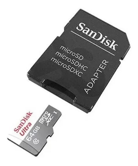 Tarjeta De Memoria Sandisk Ultra 64gb Clase 10 Microsdxc-1