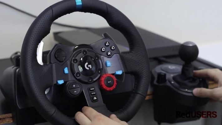 Pack Volante Logitech G29 Con Pedales Y Palanca De Cambio para PS y PC-2