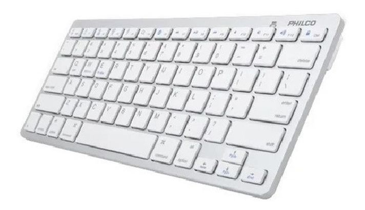 MINI TECLADO INALAMBRICO BLUETOOTH PARA APPLE/iPAD/iPHONE/MACBOOK PHILCO-0