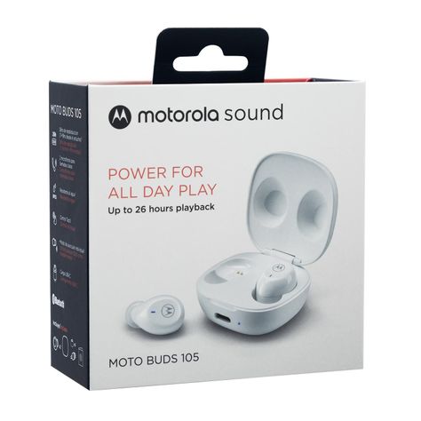 AUDÍFONO MOTO BUDS 105 TRUE WIRELESS BLANCO-0