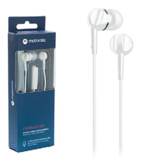 Audifonos Moto Earbuds 105-S M/LIBRES Blanco MOTOROLA-0