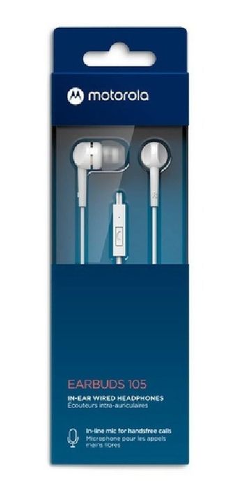 Audifonos Moto Earbuds 105-S M/LIBRES Blanco MOTOROLA-1