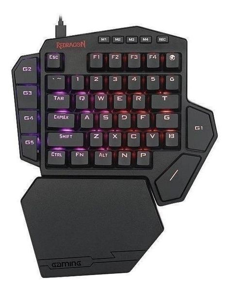 TECLADO MECANICO PARA UNA MANO DITI K585RGB REDRAGON-0