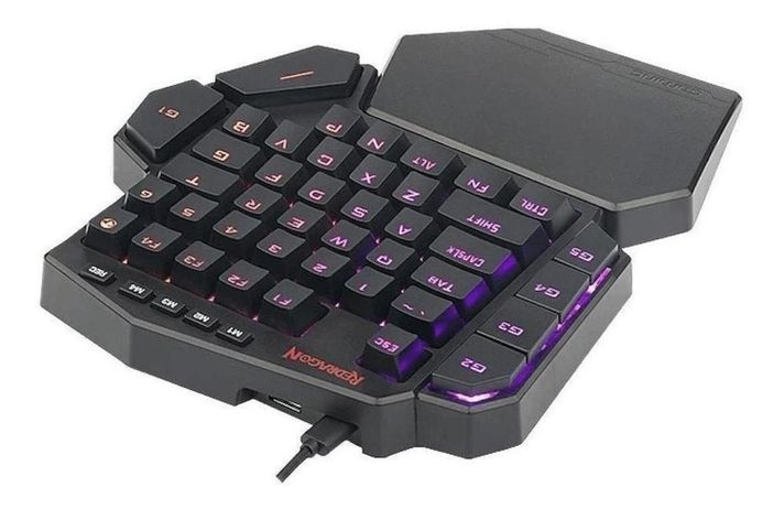 TECLADO MECANICO PARA UNA MANO DITI K585RGB REDRAGON-4