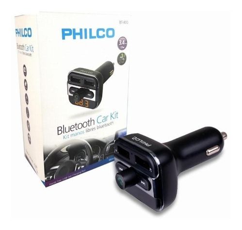 Transmisor Bluetooth Car Kit Bt-400 PHILCO-0