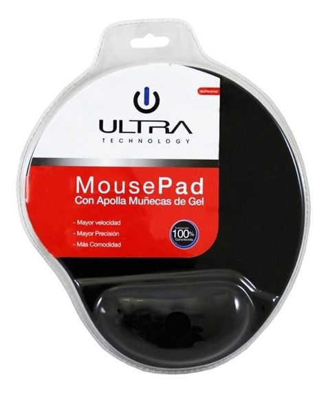 PAD MOUSE C/GEL APOYA MUÑECA ULTRA-0