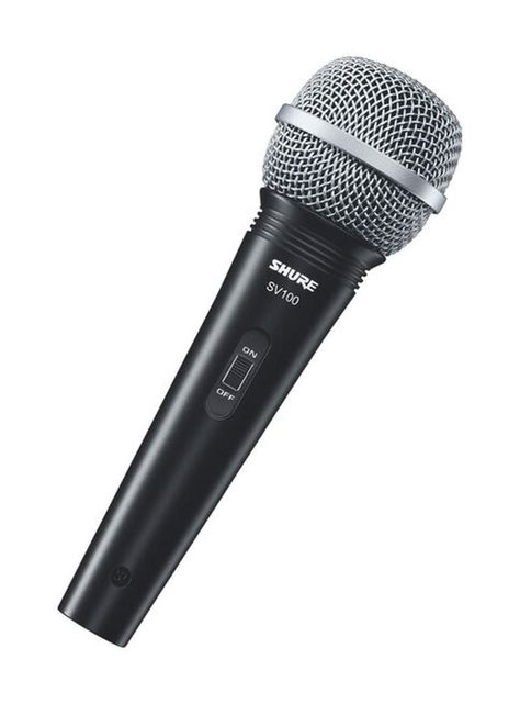 Microfono Dinamico Sv100 Shure Color Negro-0